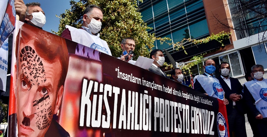 MEMUR SEN GÜMÜŞHANE İL TEMSİLCİLİĞİ’NDEN FRANSA CUMHURBAŞKANI MACRON’A AĞIR TEPKİ