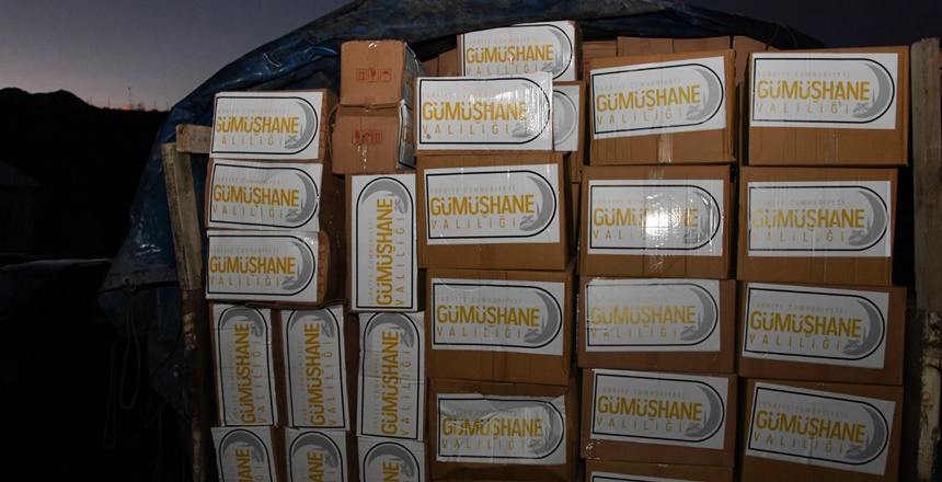 İzmir’de meydana gelen 6.6 büyüklüğündeki deprem felaketinin ardından Gümüşhane Valiliği