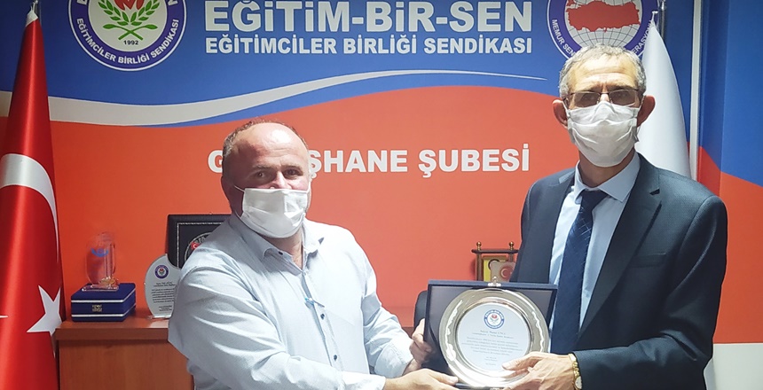 Eğitim-Bir-Sen Gümüşhane Şube Başkanı Musa Uncu’nun Gümüşhane Milli Eğitim Müdür
