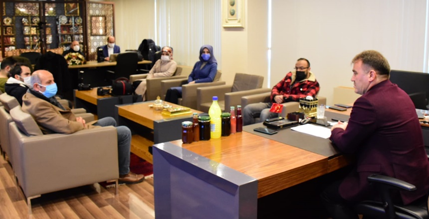 Gümüşhane Belediye Başkanı Ercan Çimen, Gümüşhane Belediyesi tarafından alınan pek