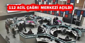 Gümüşhane 112 Acil Çağrı Merkezi bugün hizmete açıldı. Acil çağrı