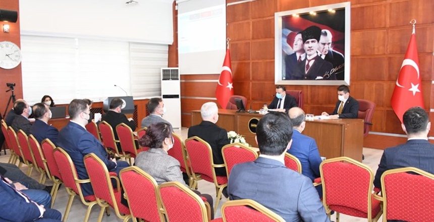 Gümüşhane’de 2021 yılının ilk İl Koordinasyon Kurulu Toplantısı, Vali Kamuran