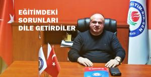 Eğitim Bir Sen Gümüşhane Şube Başkanı Habib Tanış ve Başkan