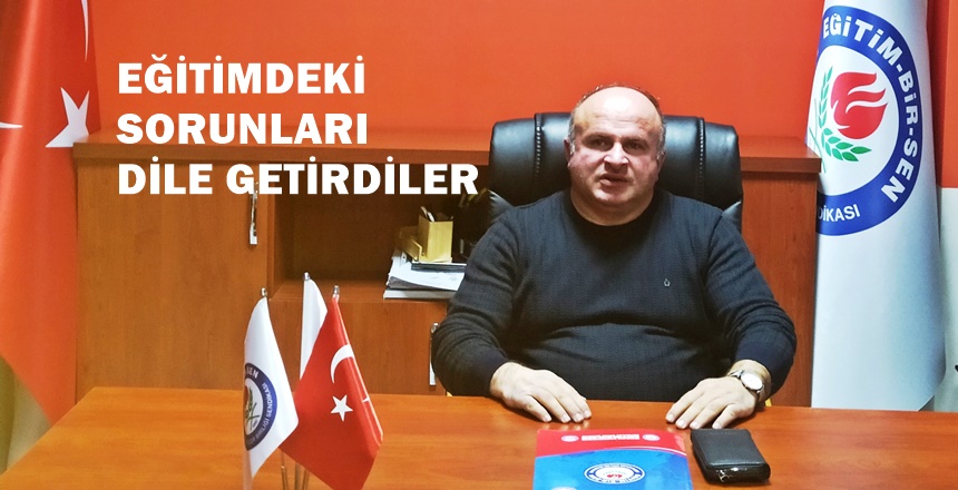 Eğitim Bir Sen Gümüşhane Şube Başkanı Habib Tanış ve Başkan