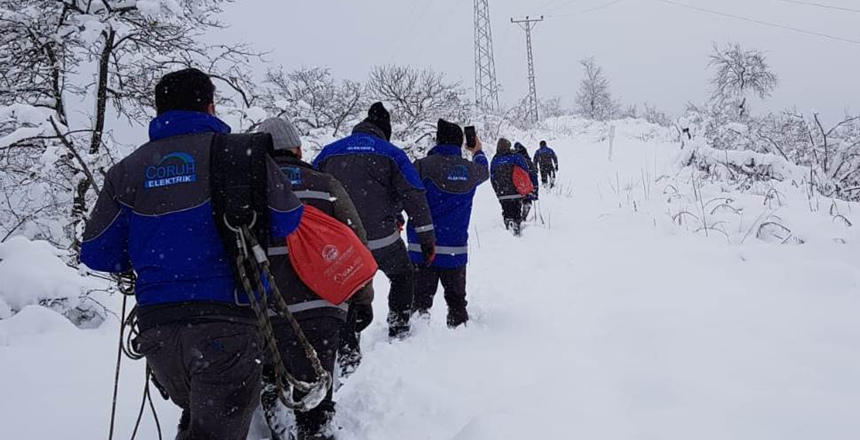 Çoruh Elektrik Dağıtım A.Ş. (Çoruh EDAŞ), olumsuz hava şartları nedeniyle