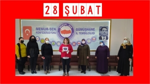 Memur-Sen Gümüşhane İl Temsilciği,   81 ildeki Memur-Sen şubeleri ile