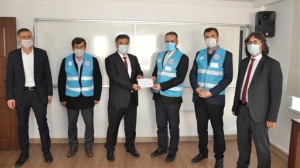 Gümüşhane eğitim camiası Suriye’de yapılacak konutlar için 37 bin TL