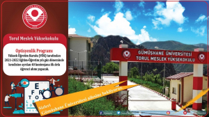 Gümüşhane Üniversitesi Torul Meslek Yüksekokulu Tıbbi Hizmetler ve Teknikler bölümü