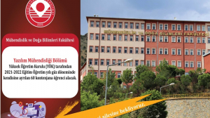 2009 yılında Gümüşhane Üniversitesi Mühendislik ve Doğa Bilimleri Fakültesi bünyesinde