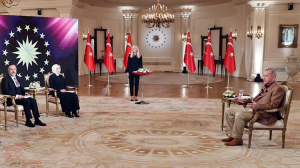Cumhurbaşkanımız Recep Tayyip Erdoğan, Çankaya Köşkü’nde gerçekleştirilen Kanal 7, Ülke