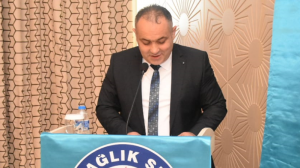 Sağlık-Sen Gümüşhane Şubesi’nin 5. Olağan Genel Kurulu’nda Engin Karabulut, yeniden