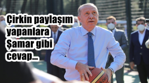 Cumhurbaşkanımız Erdoğan, sağlıklı ve sportif yapısı ile dosta güven düşmana