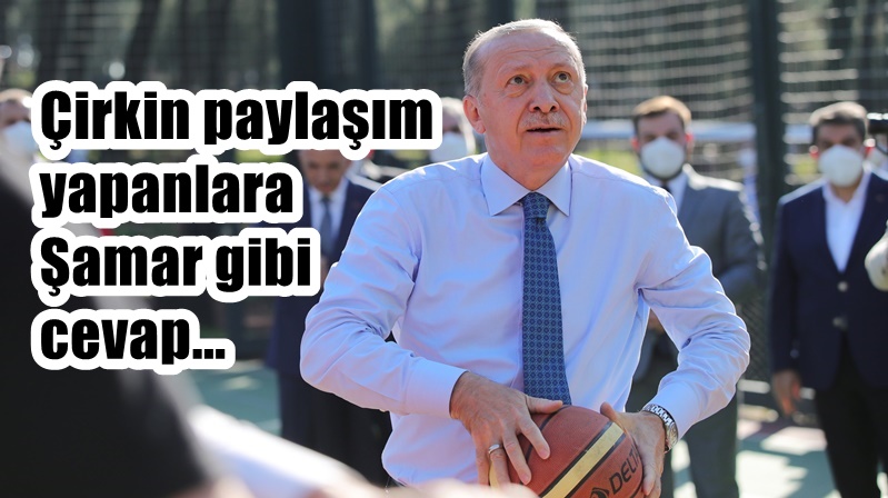 Cumhurbaşkanımız Erdoğan, sağlıklı ve sportif yapısı ile dosta güven düşmana