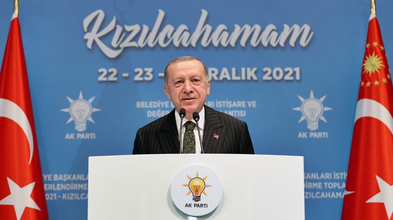 Cumhurbaşkanı Recep Tayyip Erdoğan, Kızılcahamam’da düzenlenen AK Partili Belediye Başkanları