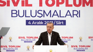 Cumhurbaşkanı Erdoğan, 4 Aralık 2021 Cumartesi günü Siirt’te sivil toplum