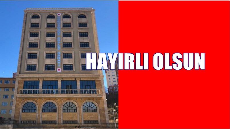 Bağlarbaşı Mahallesi’nde  bulunan yeni adliye binası 26 Aralık 2021 Pazartesi