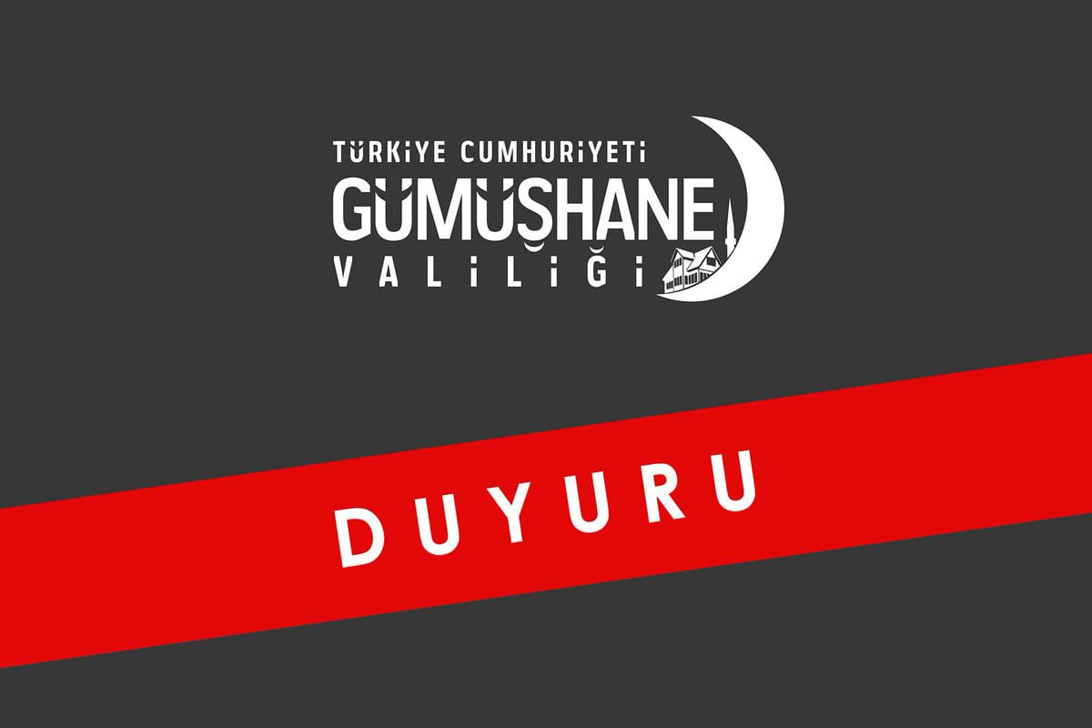 Gümüşhane Valiliği, yoğun kar yağışı, kuvvetli buzlanma ve don olayı