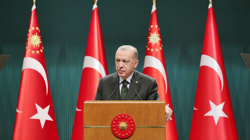 Cumhurbaşkanı Recep Tayyip Erdoğan, Cumhurbaşkanlığı Külliyesi’nde gerçekleştirilen Cumhurbaşkanlığı Kabinesi Toplantısı’nın