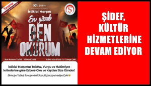 “İSTİKLAL MARŞINI EN GÜZEL BEN OKURUM” İstiklal Marşımızın kabulünün 101.