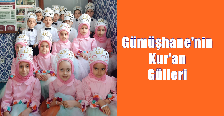 Gümüşhane İl Müftülüğü’ne bağlı 4-6 Yaş Kur’an Kurslarında eğitim gören