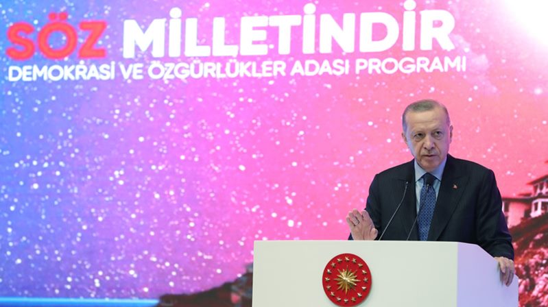 Cumhurbaşkanı Recep Tayyip Erdoğan, Demokrasi ve Özgürlükler Adası’ndaki Adnan Menderes