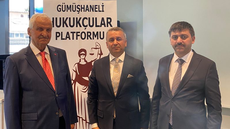 Gümüşhaneli Hukukçular Platformu tarafından Adalet Eski Bakanı M.Oltan Sungurluya “Onursal