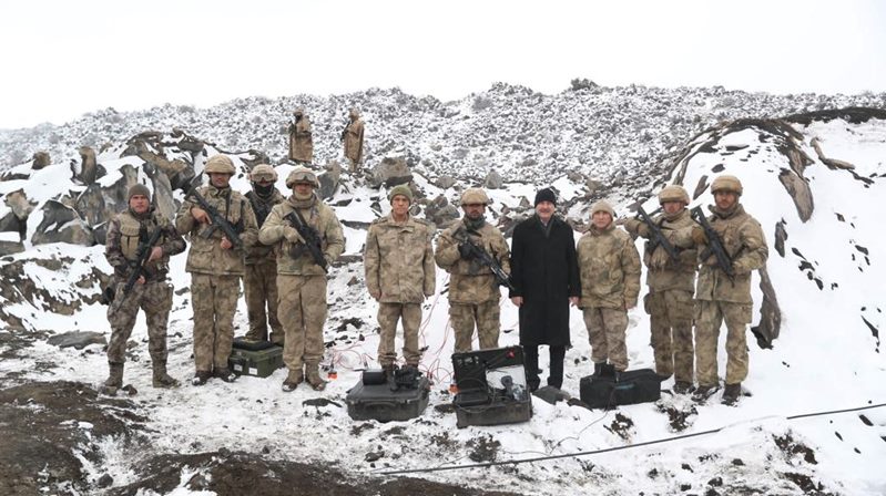 Eren-Kış operasyonları kapsamında Ağrı İl Jandarma Komutanlığınca tespit edilen 100