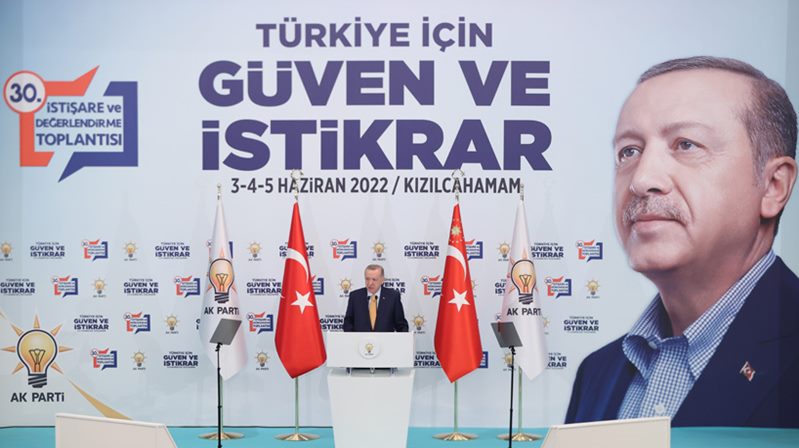 Cumhurbaşkanı ve AK Parti Genel Başkanı Recep Tayyip Erdoğan, Kızılcahamam’da