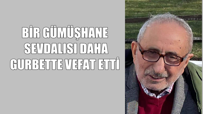 1965’li yıllarda gittiği Amerika’da ikamet eden, Gümüşhane merkez Alemdar (Hudura)