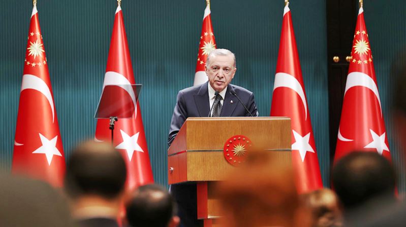 Cumhurbaşkanı Recep Tayyip Erdoğan, 12.12.2022 Pazartesi günü Cumhurbaşkanlığı Külliyesinde gerçekleştirilen