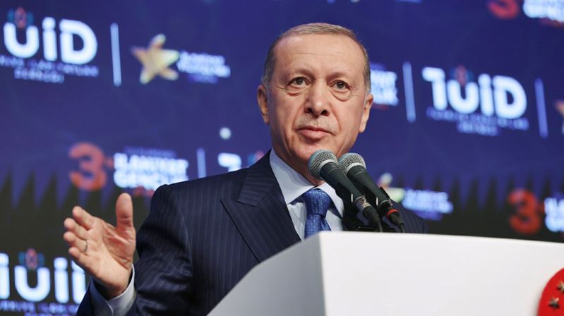 Cumhurbaşkanı Recep Tayyip Erdoğan, İstanbul Burhan Felek Salonu’nda 30.12.2022 Cuma