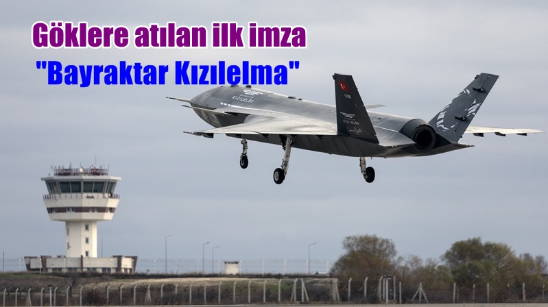 Baykar firmasının milli ve özgün olarak geliştirdiği Türkiye’nin ilk insansız