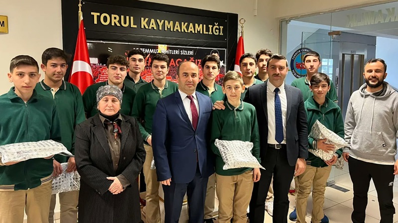 Torul Kaymakamı Orhan Ayaz, Şehit Tamer Özdemir Anadolu Lisesi Voleybol