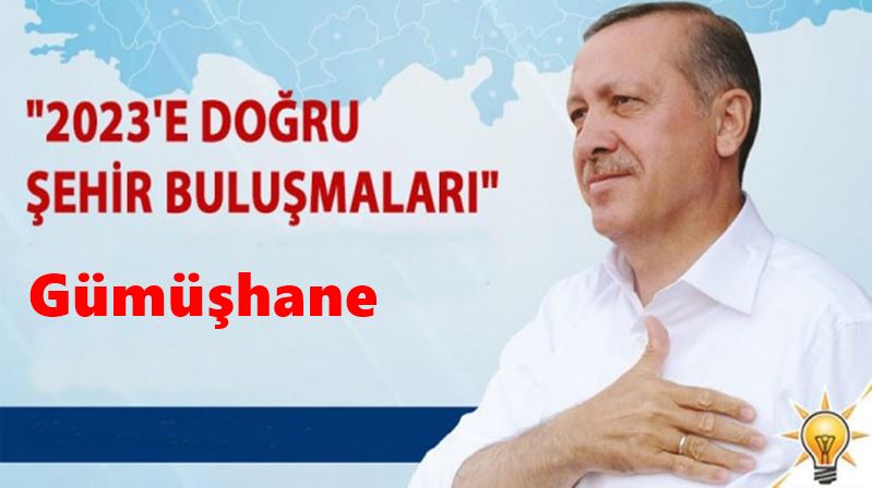 AK Parti’nin şehirlerde gerçekleştirdiği “Şehir Buluşmaları” programı bugün Gümüşhane’de de