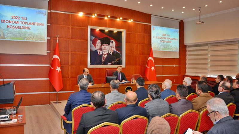 Gümüşhane İl Ekonomi Toplantısı, 15 Aralık 2022 tarihinde Gümüşhane Valiliği