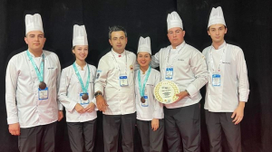 Gümüşhane Üniversitesi Turizm Fakültesi Gastronomi ve Mutfak Sanatları Bölümü öğrencileri