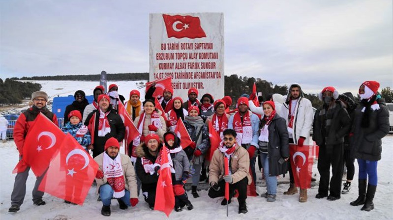 Sarıkamış Harekâtı sırasında donarak şehit düşen binlerce Mehmetçiğimizi anmak için