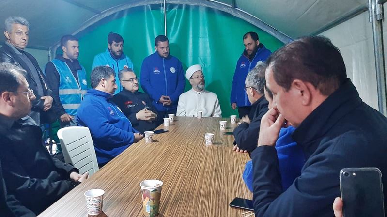 “Gümüşhane İl Müftülüğü Manevi Destek Ekibi” &nbsp;deprem bölgesindeki çalışmalarına devam