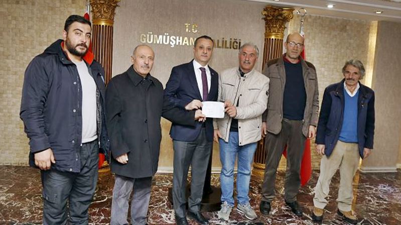 Gümüşhane’nin merkeze bağlı Yayladere köyü sakinleri Kahramanmaraş ve civarındaki 10