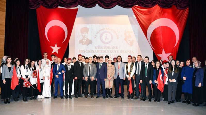 Gümüşhane’de 12 Mart İstiklal Marşı’nın kabul edilişinin 102.yıldönümü ve Milli