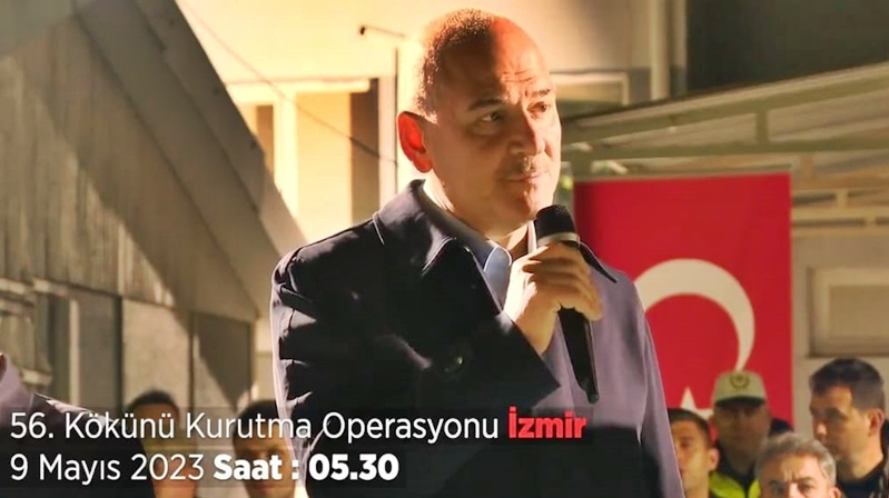 İçişleri Bakanı Süleyman Soylu, İzmir Valisi Sn. Yavuz Selim Köşger,