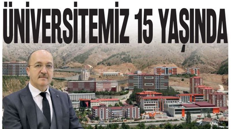 15. Kuruluş yılında Gümüşhane Üniversitesi’nde 40 Profesör,  78 Doçent, 215