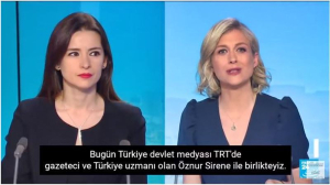 Türkiye’de yapılan Cumhurbaşkanlığı seçimlerini yorumlamak için Fransız devlet televizyonu France