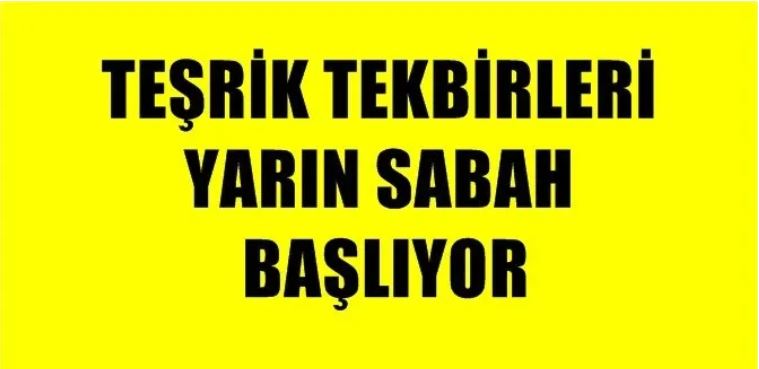 Kurban Bayramı’nda yapılması gerekli ibadetlerden biri de vacip olan teşrik