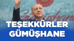 Cumhurbaşkanı Recep Tayyip Erdoğan, 8 Temmuz 2023 Cumartesi günü Gümüşhane
