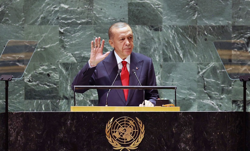 Cumhurbaşkanı Recep Tayyip Erdoğan, ABD’nin New York şehrinde Birleşmiş Milletler