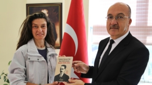 Gümüşhaneli gazeteci Yazar Sevim Dabağ, Gümüşhane Üniversitesi Rektörü Prof. Dr.