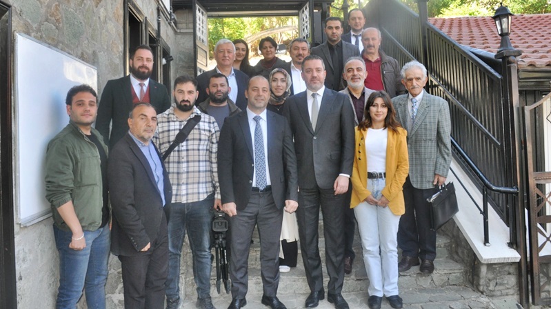 Gümüşhane’yi ziyaret eden TBB Başkanı Av. R.Erinç Sağkan, programına Gümüşhane