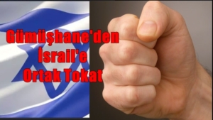 Gümüşhane’de Siyasi Parti İl Başkanları bir araya gelerek&nbsp; Gazze’de&nbsp; İsrail