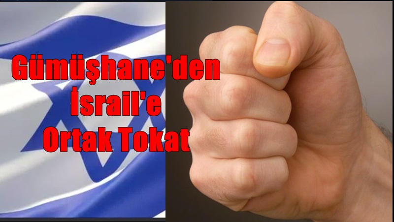 Gümüşhane’de Siyasi Parti İl Başkanları bir araya gelerek&nbsp; Gazze’de&nbsp; İsrail